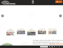 Tablet Screenshot of camdenconference.org
